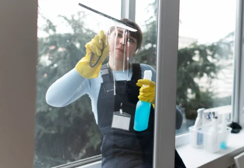 Nettoyage de vitres intérieures et extérieures au Val-Saint-Germain